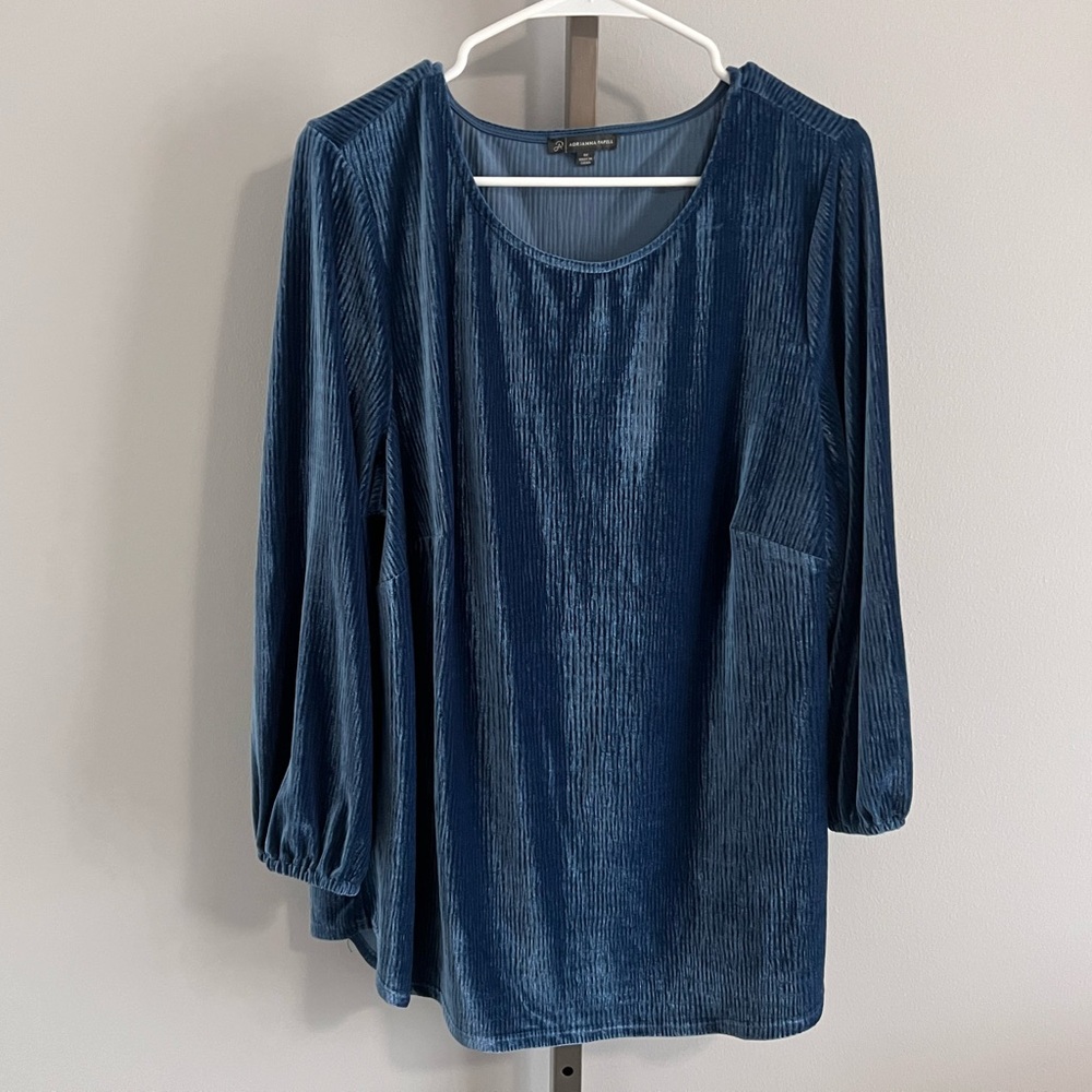 Adrianna Papell Velvet Top